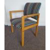 Danish Oak Carver in Pierre Frey Stripe